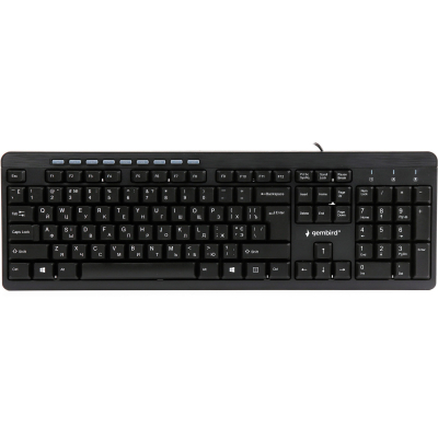Клавіатура Gembird KB-UM-106-UA USB Black (KB-UM-106-UA) (U0607674)