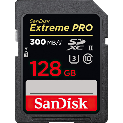 Карта пам'яті SanDisk 128GB SDXC class 10 UHS-II U3 V90 Extreme Pro (SDSDXDK-128G-GN4IN) (U0547291)