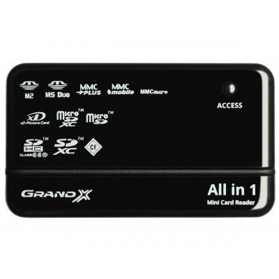 Считыватель флеш-карт Grand-X CRX05Black (U0044418)