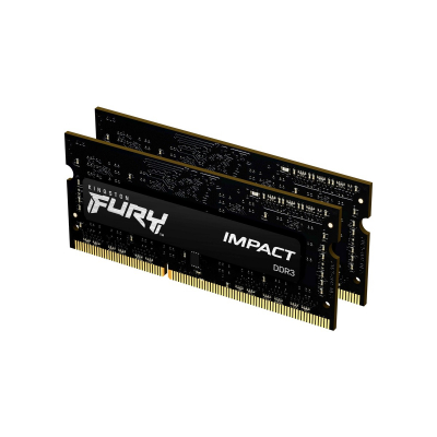 Модуль пам'яті для ноутбука SoDIMM DDR4 16GB (2x8GB) 2666 MHz Fury Impact Kingston Fury (ex.HyperX) (KF426S15IBK2/16) (U0559421)