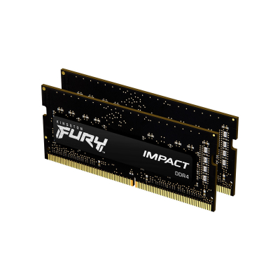 Модуль пам'яті для ноутбука SoDIMM DDR4 16GB (2x8GB) 3200 MHz Fury Impact Kingston Fury (ex.HyperX) (KF432S20IBK2/16) (U0559505)