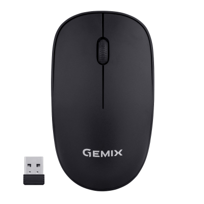 Мишка Gemix GM195 Wireless Black (GM195Bk) (U0644007)