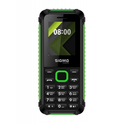 Мобильный телефон Sigma X-style 18 Track Black-Green (4827798854433) (U0404360)