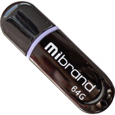 USB флеш накопичувач Mibrand 64GB Panther Black USB 2.0 (MI2.0/PA64P2B) (U0538190)