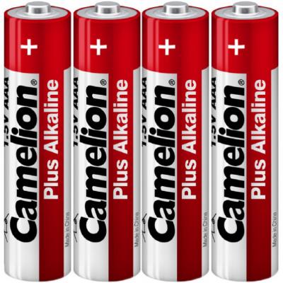 Батарейка Camelion AAA LR03 Plus Alkaline (Shrink) * 4 (LR03-SP4) (U0450194)
