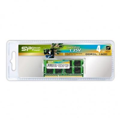 Модуль пам'яті для ноутбука SoDIMM DDR3L 4GB 1600 MHz Silicon Power (SP004GLSTU160N02) (U0141755)