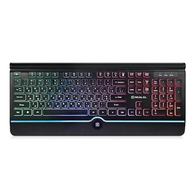 Клавіатура REAL-EL 8000 Comfort Backlit Black (U0370143)