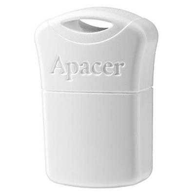 USB флеш накопичувач Apacer 64GB AH116 White USB 2.0 (AP64GAH116W-1) (U0316255)