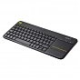 Клавіатура Logitech K400 Plus Touch Wireless UA Black (920-007145) (U0722006)