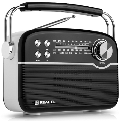 Портативний радіоприймач REAL-EL X-545 Black (U0778201)