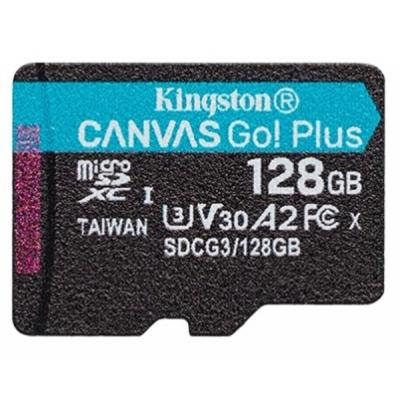 Карта памяти Kingston 128GB microSD class 10 UHS-I U3 A2 Canvas Go Plus (SDCG3/128GBSP) (U0438910)