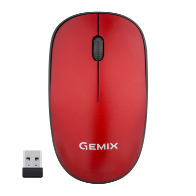 Мышка Gemix GM195 Wireless Red (GM195Rd) (U0644009)