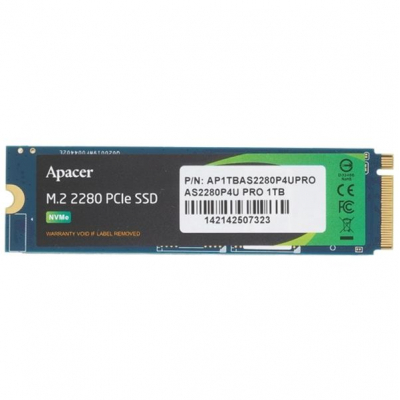 Накопичувач SSD M.2 2280 1TB Apacer (AP1TBAS2280P4UPRO-1) (U0606303)