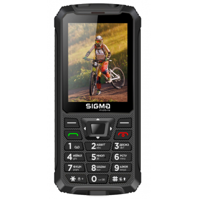 Мобильный телефон Sigma X-treme PR68 Black (4827798122112) (U0570837)