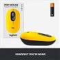 Мишка Logitech POP Mouse Bluetooth Blast Yellow (910-006546) (U0611519)