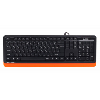 Клавиатура A4Tech FKS10 USB Orange (U0627953)