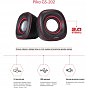 Акустична система Piko GS-202 USB Black-Red (1283126489457) (U0841849)