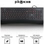 Клавіатура Piko KX6 USB Black (1283126489556) (U0664927)