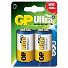 Батарейка Gp D Ultra Plus LR20 * 2 (13AUP-U2 / 4891199100369)
