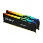 Модуль памяти для компьютера DDR5 16GB (2x8GB) 5200 MHz Beast RGB Kingston Fury (ex.HyperX) (KF552C36BBEAK2-16) (U0862904)