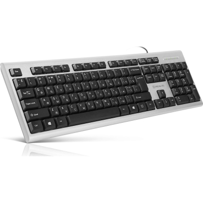 Клавіатура REAL-EL 507 Standard USB Silver (U0743875)