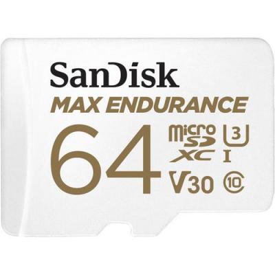 Карта пам'яті SanDisk 64GB microSDXC class 10 UHS-I U3 Max Endurance (SDSQQVR-064G-GN6IA) (U0429250)