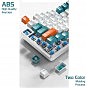Клавіатура Aula F2088 PRO Plus 9 Orange Keys KRGD Blue USB UA White/Blue (6948391234908) (U0826112)