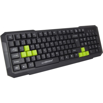 Клавіатура Esperanza EGK102 Green USB (EGK102GUA) (U0416701)