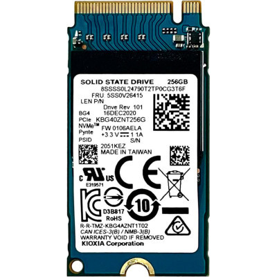 Накопичувач SSD M.2 2242 256GB Kioxia (KBG40ZNT256G) (U0898547)
