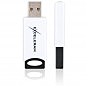 USB флеш накопичувач eXceleram 32GB H2 Series White/Black USB 2.0 (EXU2H2W32) (U0326406)