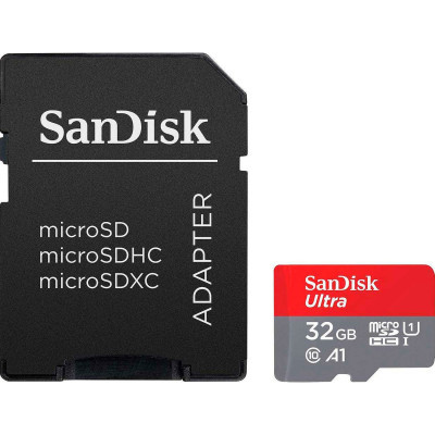 Карта пам'яті SanDisk 32GB microSDHC class 10 UHS-I A1 (SDSQUA4-032G-GN6IA) (U0911685)