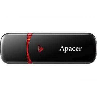 USB флеш накопичувач Apacer 32GB AH333 black USB 2.0 (AP32GAH333B-1) (U0113429)