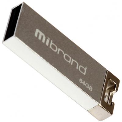 USB флеш накопичувач Mibrand 64GB Сhameleon Silver USB 2.0 (MI2.0/CH64U6S) (U0538248)