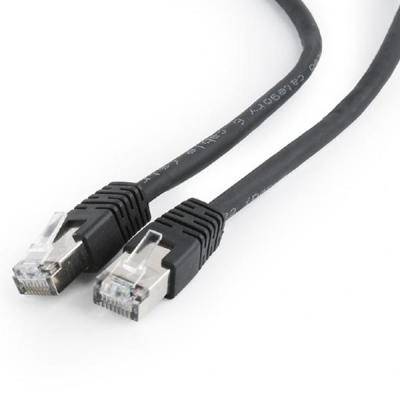 Патч-корд Cablexpert 0.5м FTP, Cat 6, черный (PP6-0.5M/BK) (U0295155)