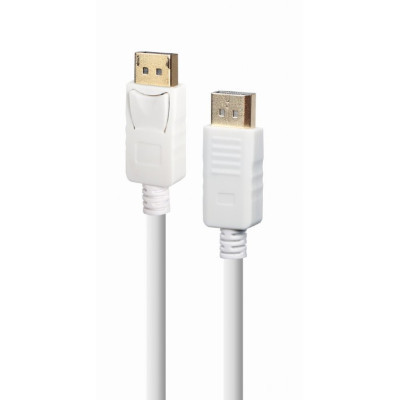 Кабель мультимедійний DisplayPort to DisplayPort 1.8m V1.2 Cablexpert (CC-DP2-6-W) (U0901260)