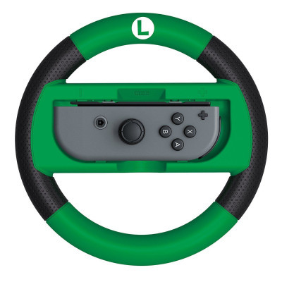 Руль Hori Racing Wheel for Nintendo Switch (Luigi) (NSW-055U) (U0874110)