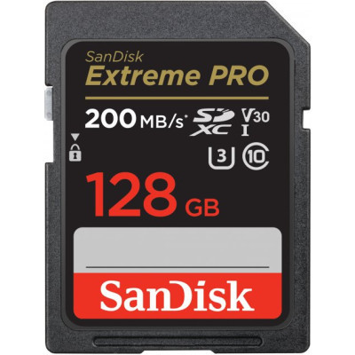 Карта пам'яті SanDisk 128GB SD class 10 UHS-I U3 V30 Extreme (SDSDXXD-128G-GN4IN) (U0746505)