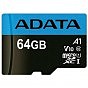 Карта памяти ADATA 64GB microSD class 10 UHS-I A1 Premier (AUSDX64GUICL10A1-RA1) (U0278282)