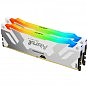 Модуль памяти для компьютера DDR5 64GB (2x32GB) 6000 MHz Renegade RGB White XMP Kingston Fury (ex.HyperX) (KF560C32RWAK2-64) (U0874251)