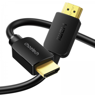 Кабель мультимедійний HDMI to HDMI 2.0m V.2.1 8K 60Hz HDR10 HLG 48Gbps YUV 444 Choetech (XHH-TP20) (U0792642)