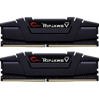 Модуль пам'яті для комп'ютера DDR4 16GB (2x8GB) 4400 MHz RipjawsV Black G.Skill (F4-4400C18D-16GVKC) (U0821663)