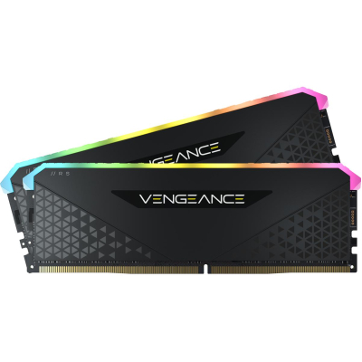 Модуль памяти для компьютера DDR4 64GB (2x32GB) 3600 MHz Vengeance RGB RS Corsair (CMG64GX4M2D3600C18) (U0821734)