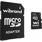 Карта памяти Wibrand 8GB microSD class 4 (WICDC4/8GB-A)