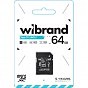 Карта памяти Wibrand 64GB mictoSD class 10 UHS-I (WICDXU1/64GB-A) (U0933836)