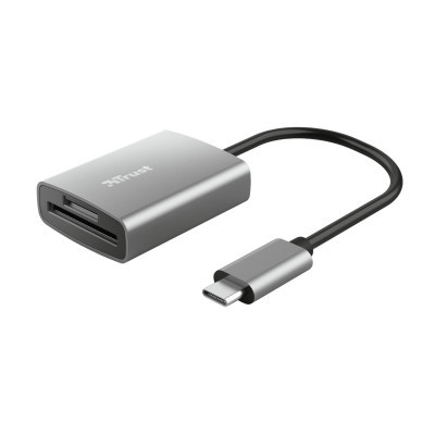 Считыватель флеш-карт Trust Dalyx Fast USB-С Card reader (24136) (U0517206)