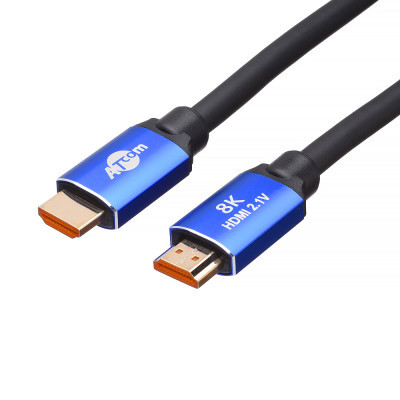 Кабель мультимедійний HDMI to HDMI 10.0m V2.1 48Gbps 8K60Hz/4K120Hz Atcom (88810) (U0909609)