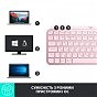 Клавиатура Logitech MX Keys Mini Wireless Illuminated UA Rose (920-010500) (U0736442)