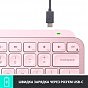 Клавиатура Logitech MX Keys Mini Wireless Illuminated UA Rose (920-010500) (U0736442)