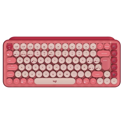 Клавиатура Logitech POP Keys Wireless Mechanical Keyboard UA Rose (920-010737) (U0817365)