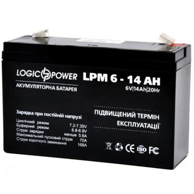 Батарея к ИБП LogicPower LPM 6В 14 Ач (4160) (U0156755)